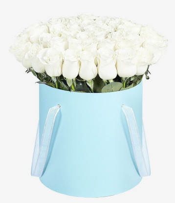 صندوق الورود البيضاء