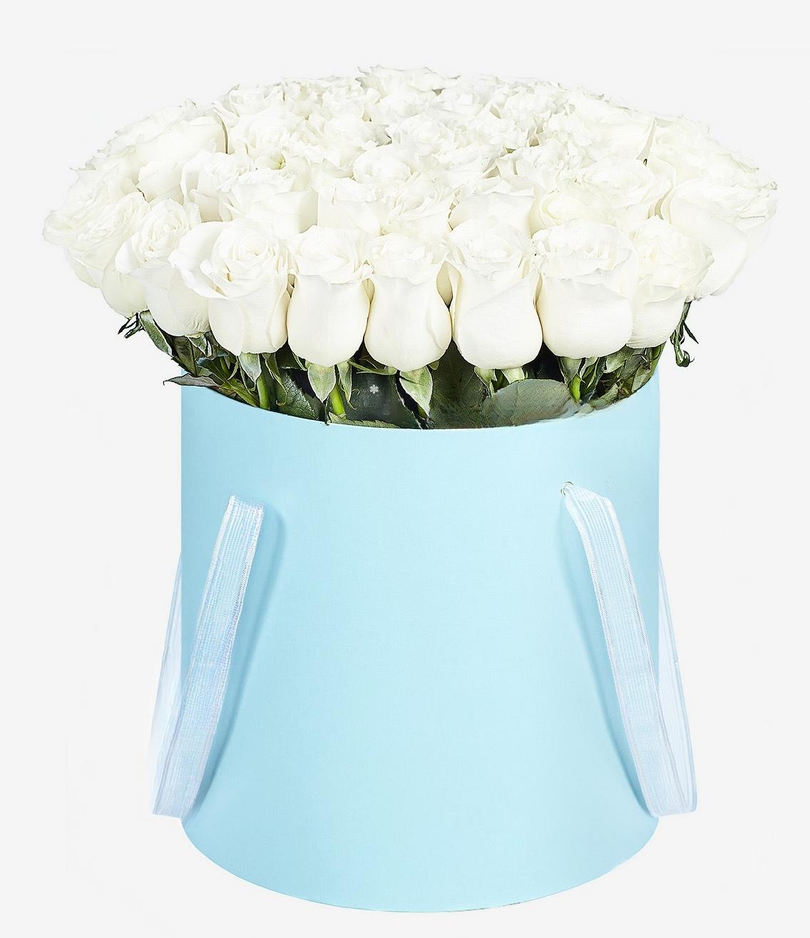 صندوق الورود البيضاء